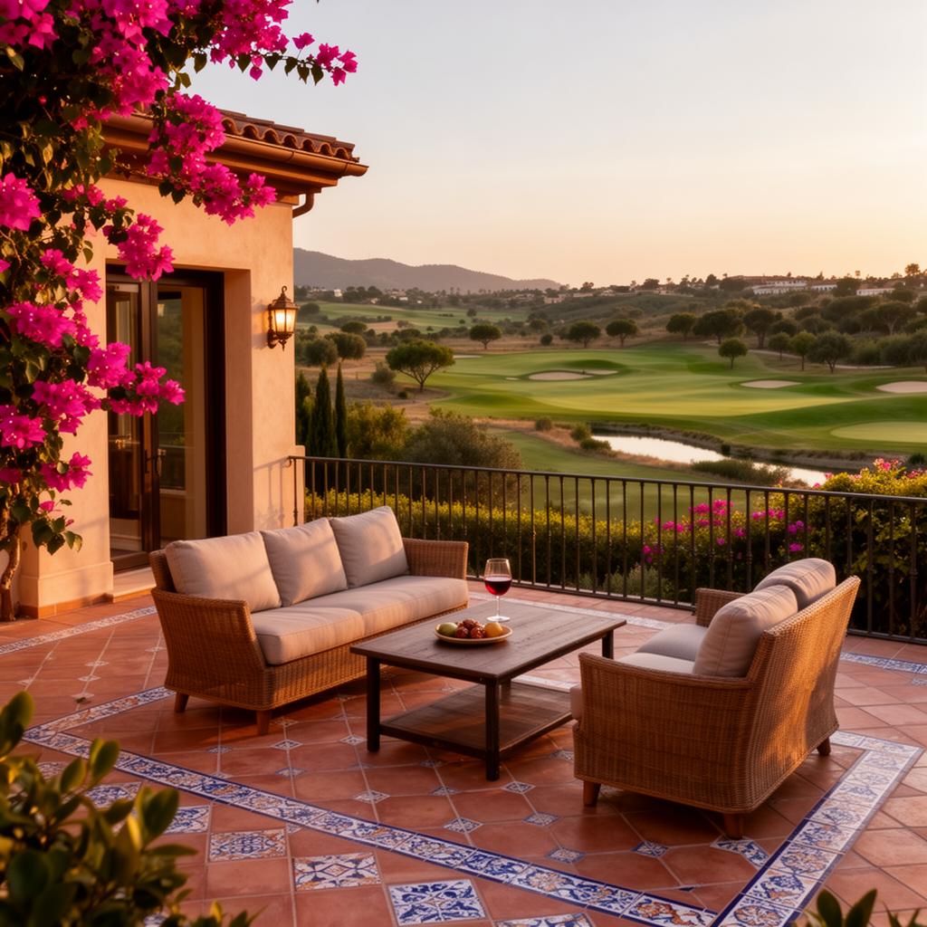 Mediterranean terrace lifestyle