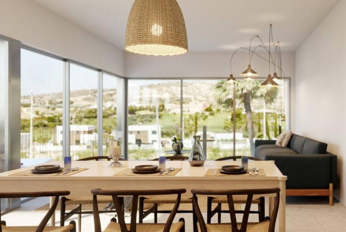 Luxurious Dinant design villa with private pool overlooking Finca Golf Resort in Costa Blanca.
