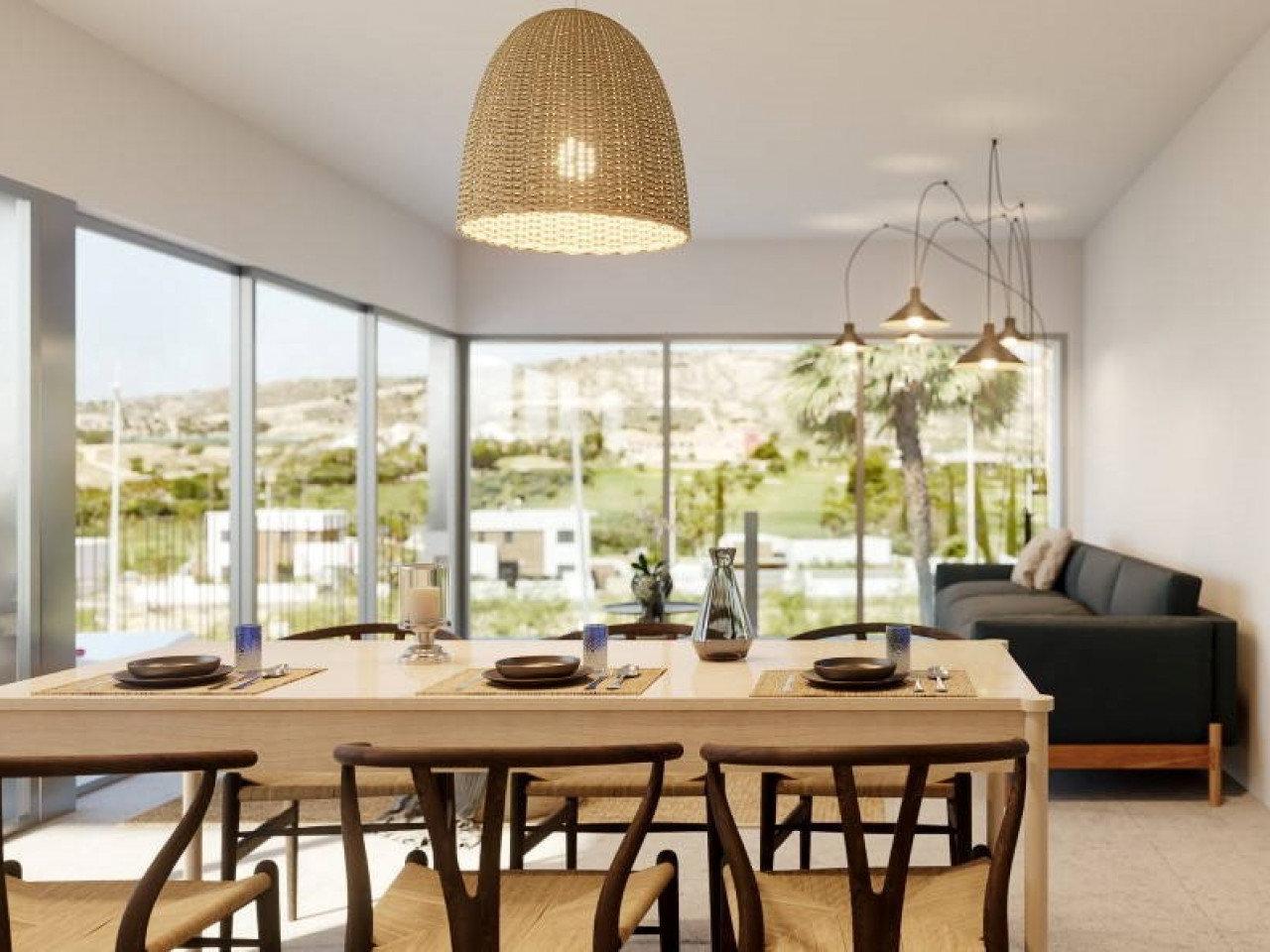 Luxurious Dinant design villa with private pool overlooking Finca Golf Resort in Costa Blanca.