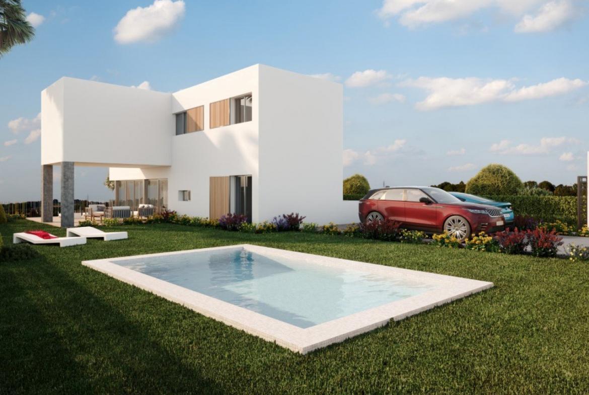 Luxurious Dinant design villa with private pool overlooking Finca Golf Resort in Costa Blanca.