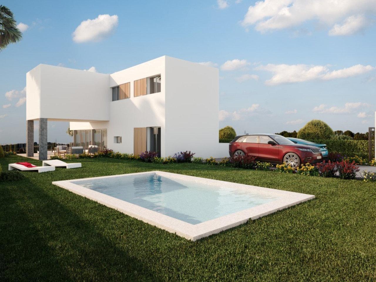 Luxurious Dinant design villa with private pool overlooking Finca Golf Resort in Costa Blanca.