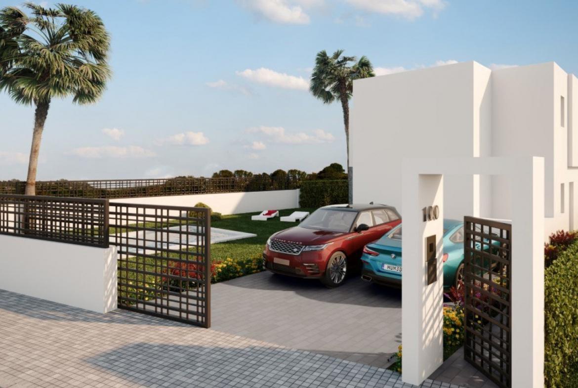 Luxurious Dinant design villa with private pool overlooking Finca Golf Resort in Costa Blanca.