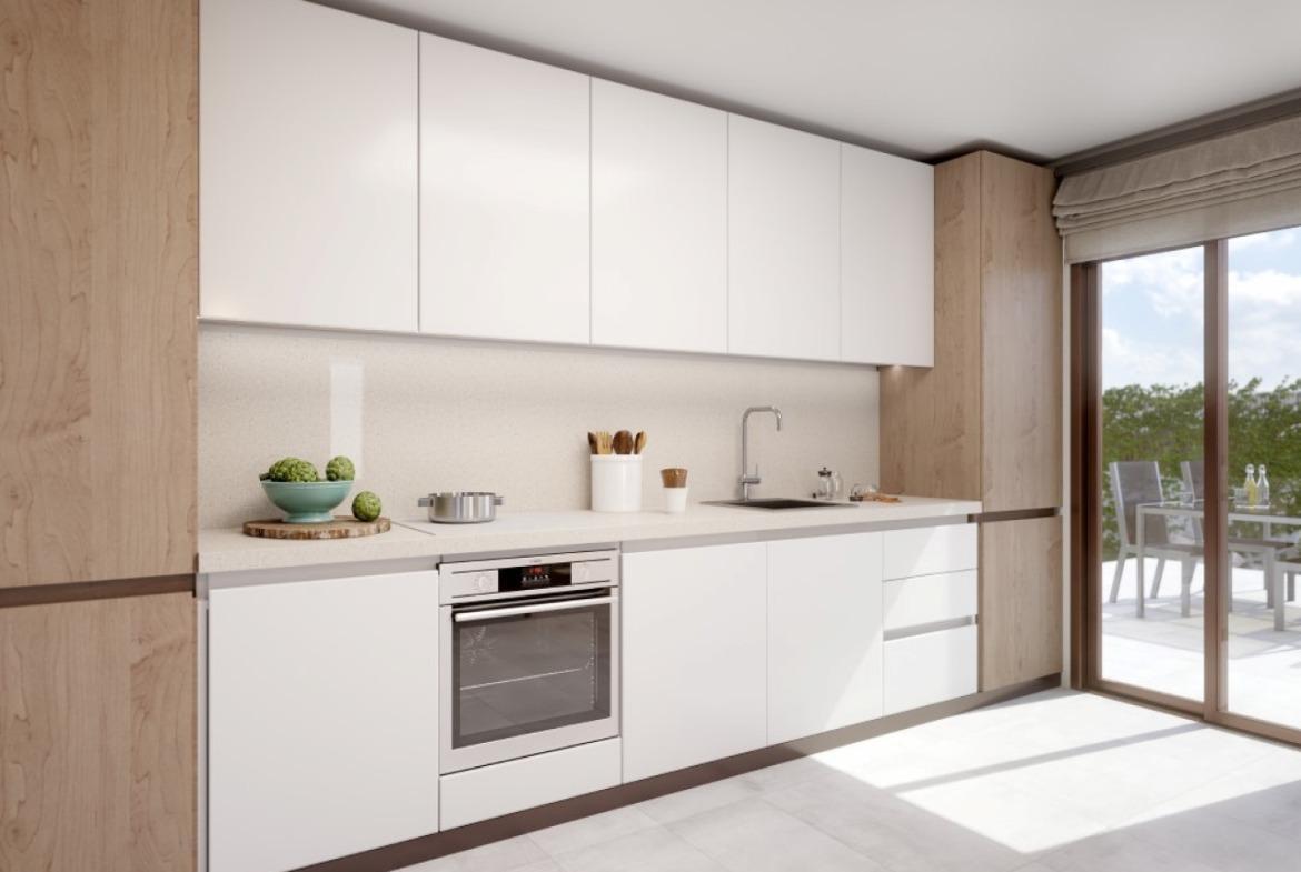 Semi-detached villas in Villamartin with views of the golf course and Mediterranean landscape.