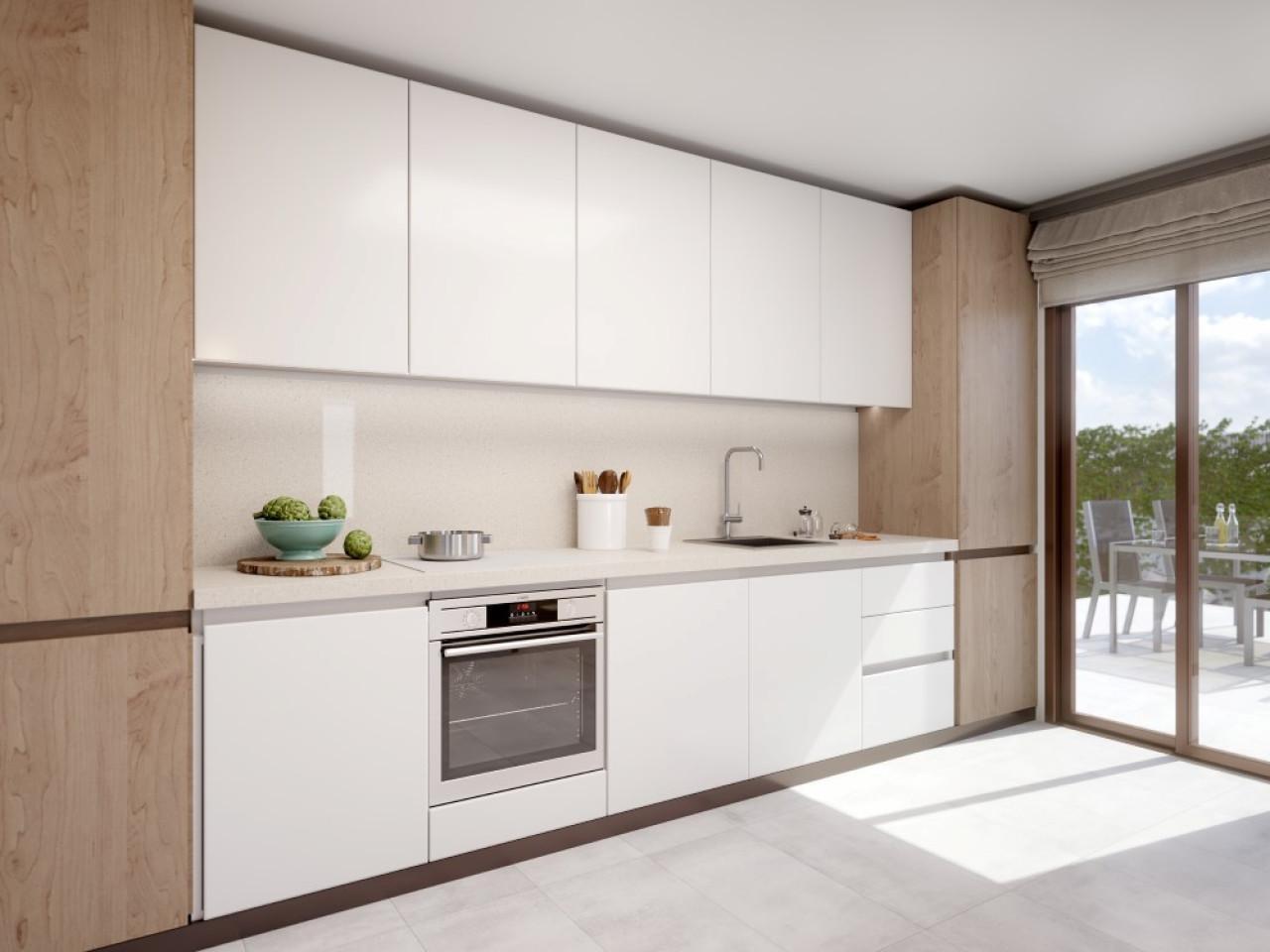 Semi-detached villas in Villamartin with views of the golf course and Mediterranean landscape.