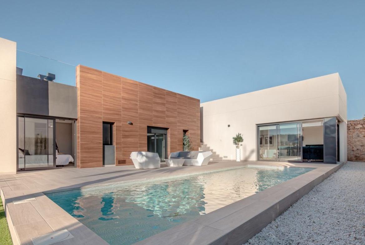 Luxurious modern villa with private pool at La Finca Golf Resort.