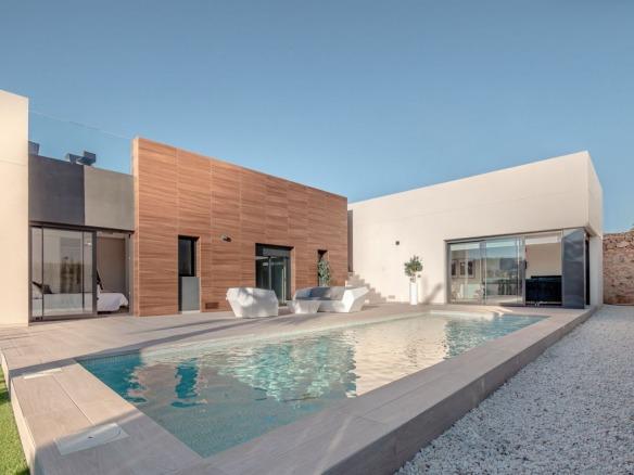 Luxurious modern villa with private pool at La Finca Golf Resort.