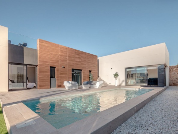 Luxurious modern villa with private pool at La Finca Golf Resort.