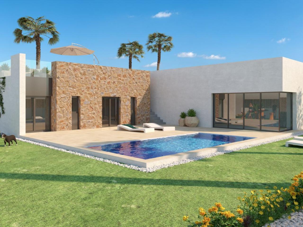 Luxurious modern villa with private pool at La Finca Golf Resort.