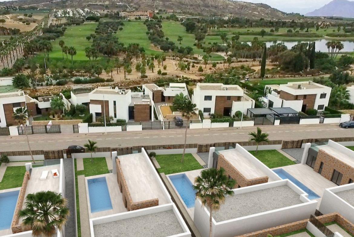 Luxurious modern villa with private pool at La Finca Golf Resort.