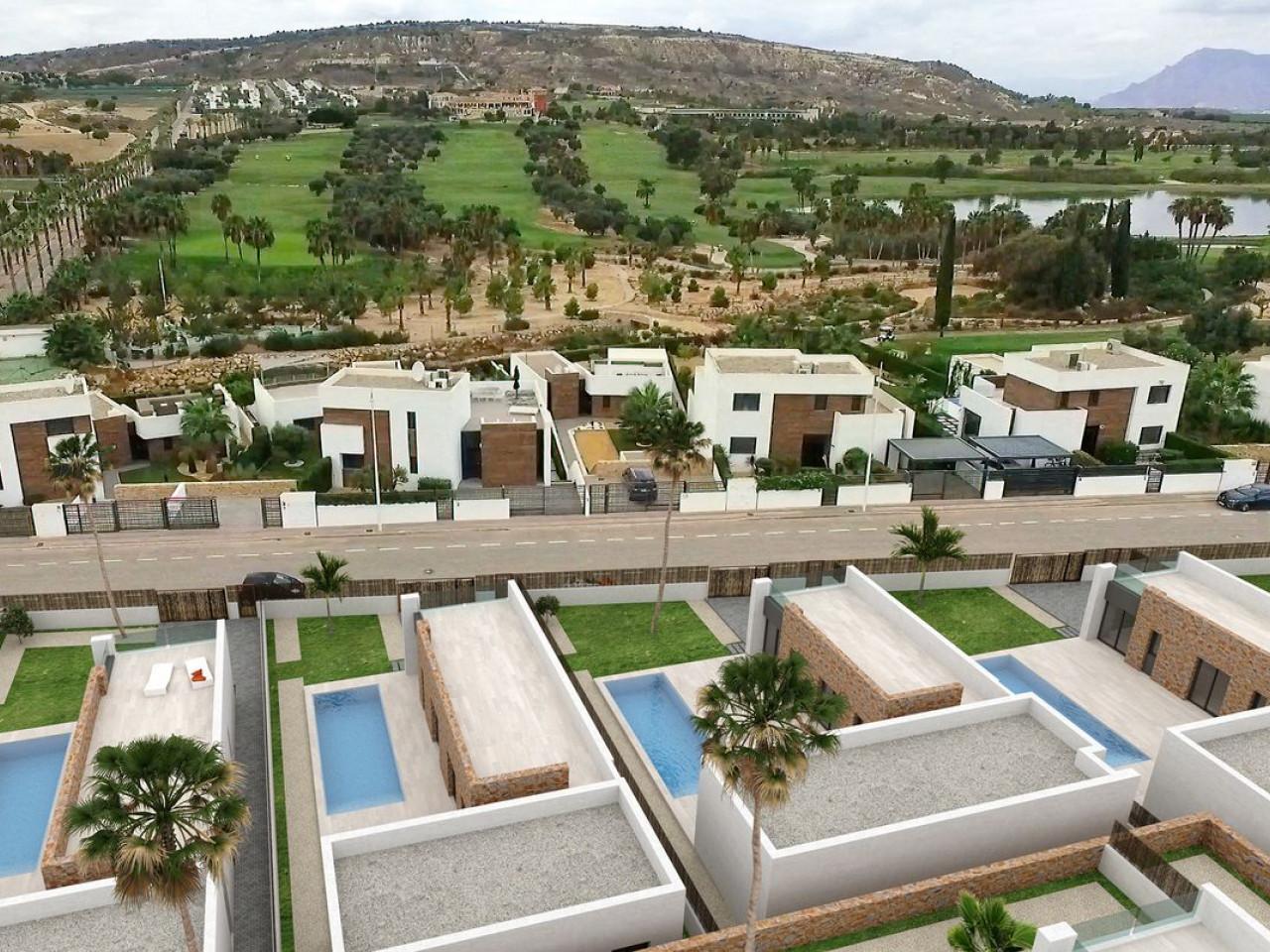 Luxurious modern villa with private pool at La Finca Golf Resort.