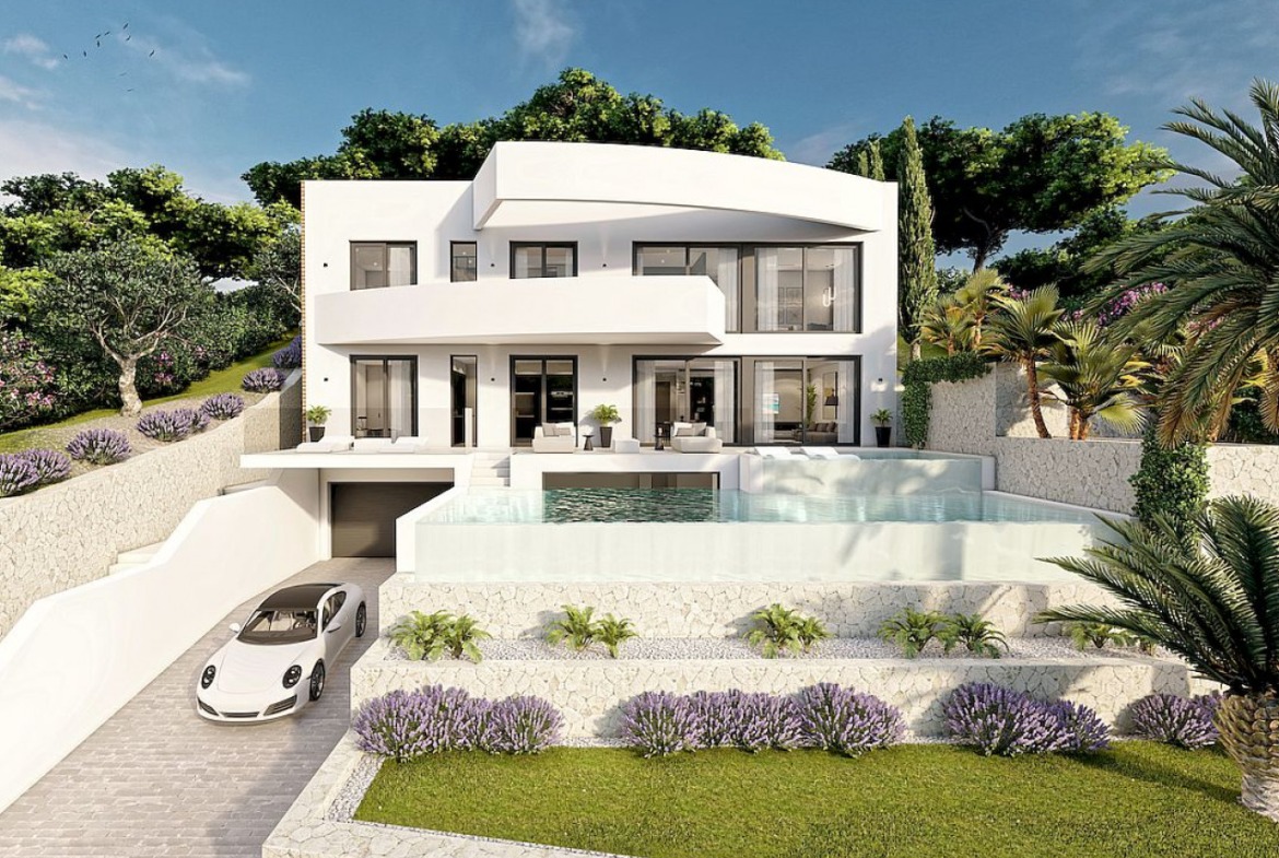 Luxury villa with infinity pool in Altea Hills