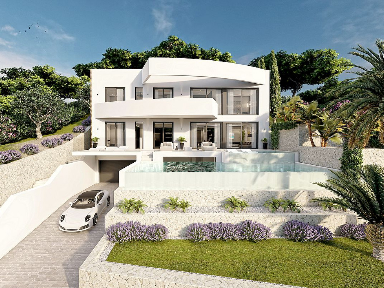 Luxury villa with infinity pool in Altea Hills