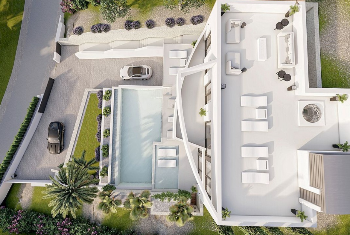 Luxury villa with infinity pool in Altea Hills