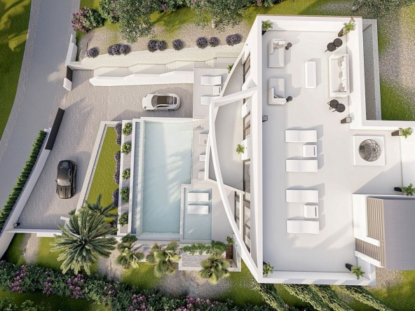 Luxury villa with infinity pool in Altea Hills