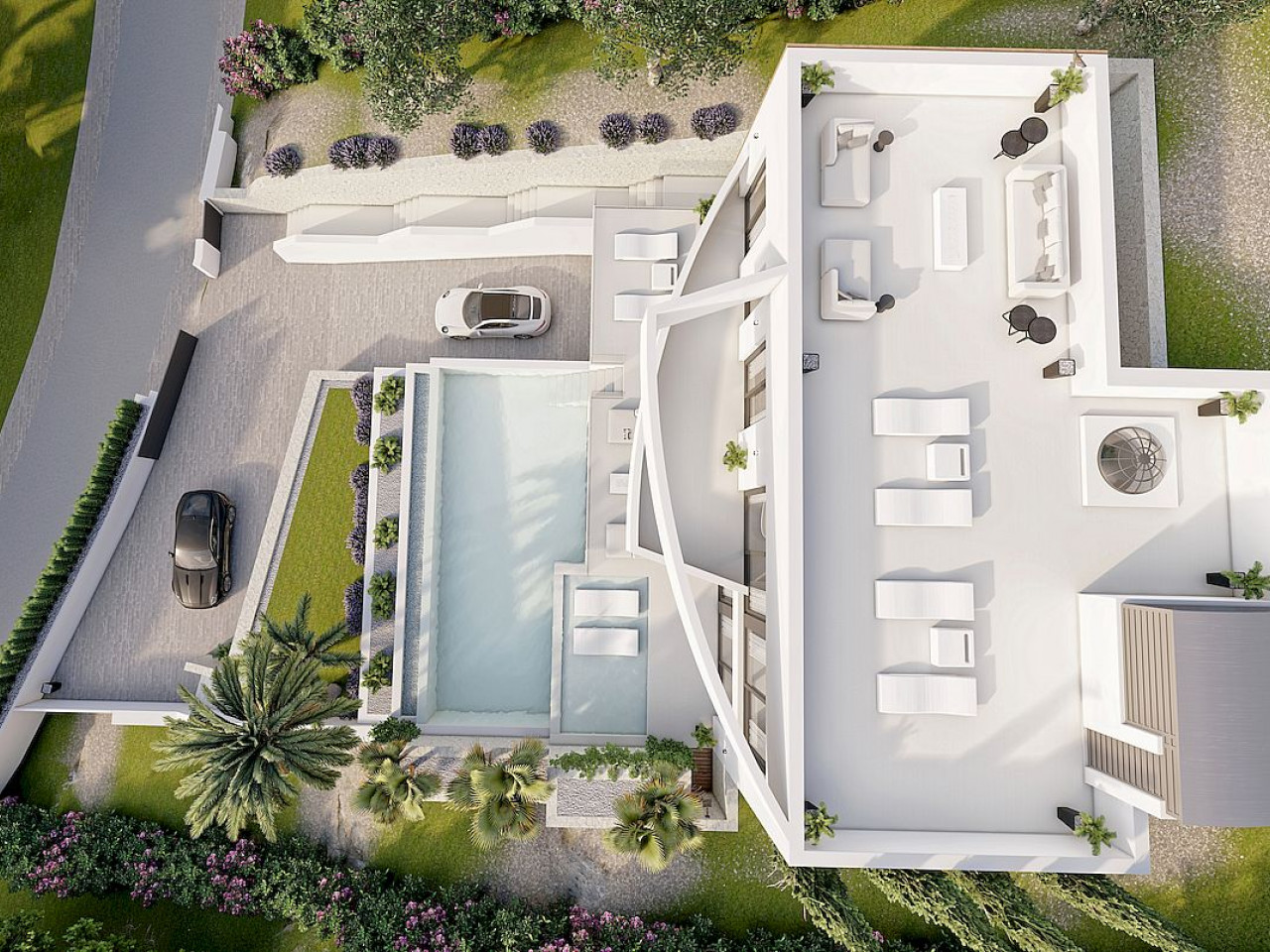 Luxury villa with infinity pool in Altea Hills