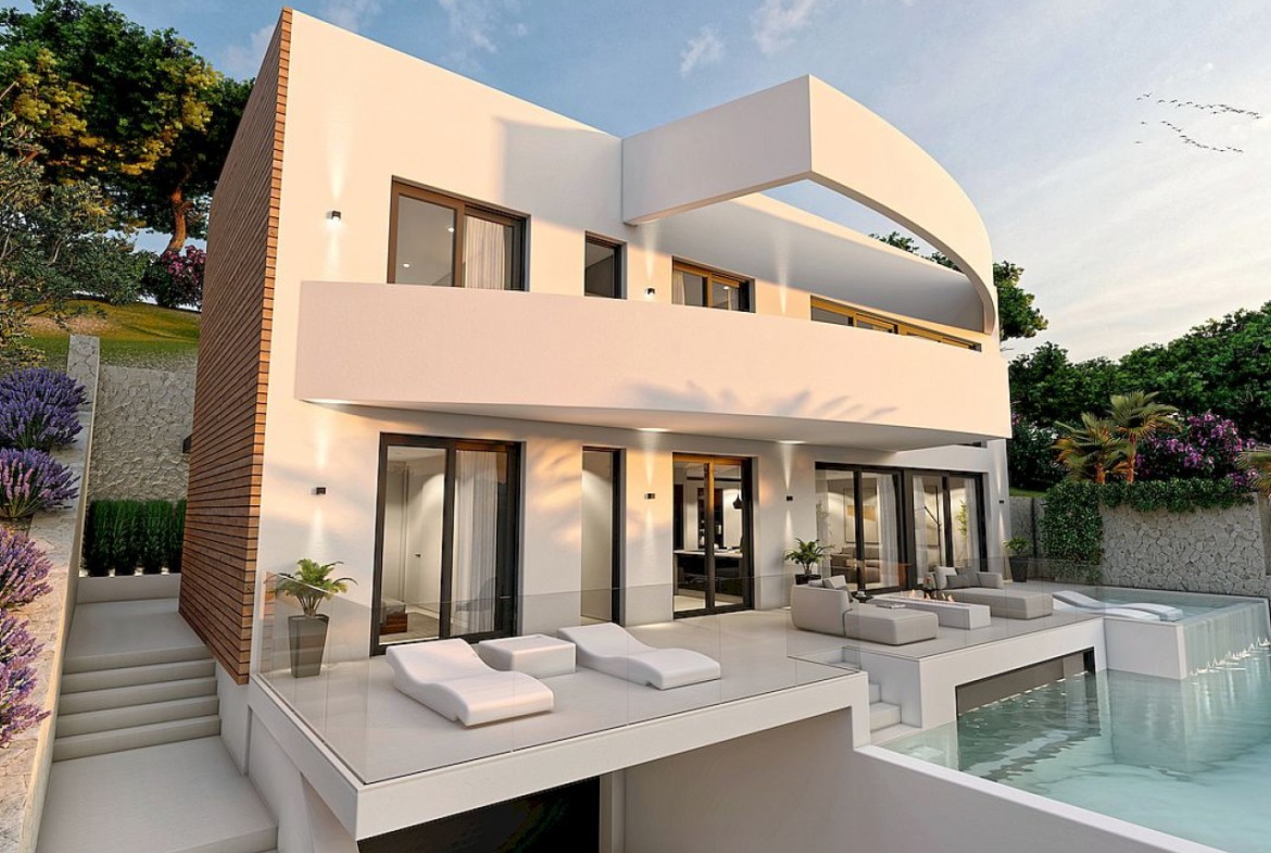 Luxury villa with infinity pool in Altea Hills
