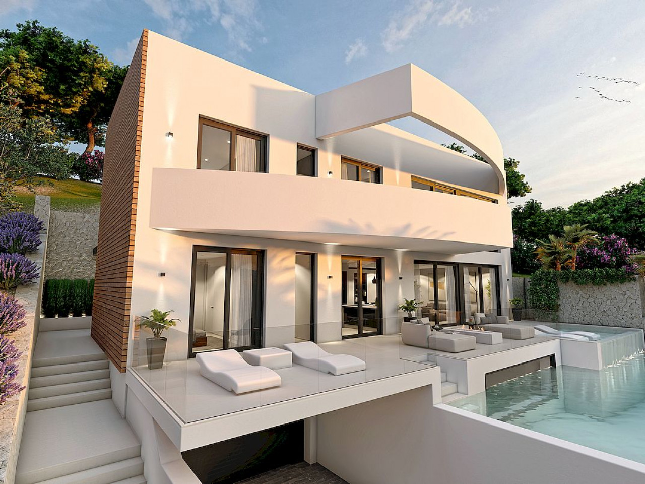 Luxury villa with infinity pool in Altea Hills
