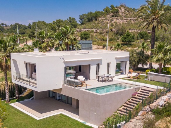 Luxury Lima Villas at Las Colinas Golf Resort with forest and golf views.