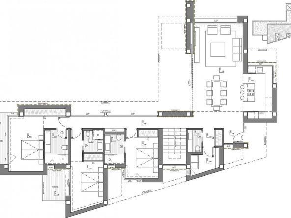 Luxurious three-bedroom villa with infinity pool and sea view in Cumbre del Sol, Benitachell.