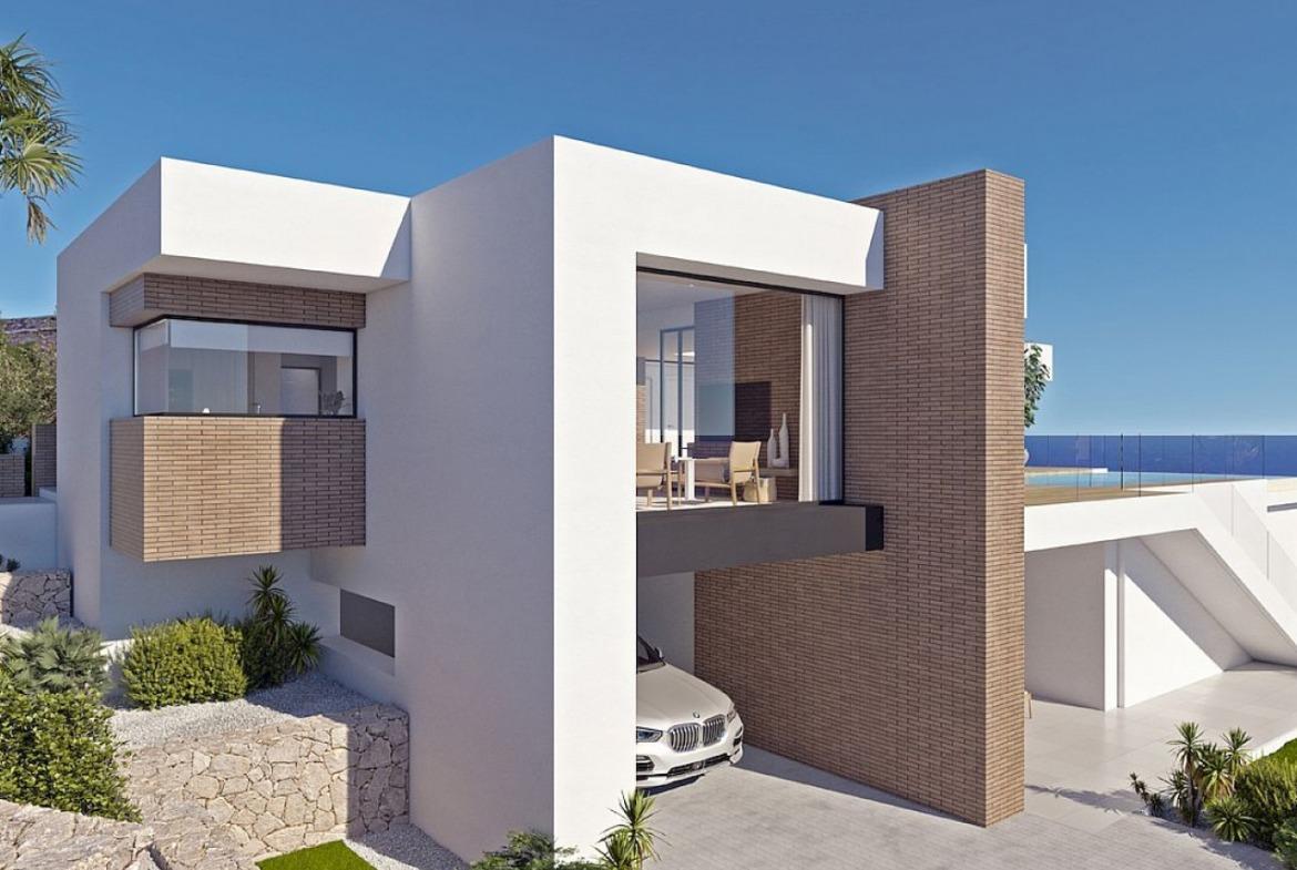 Luxurious three-bedroom villa with infinity pool and sea view in Cumbre del Sol, Benitachell.