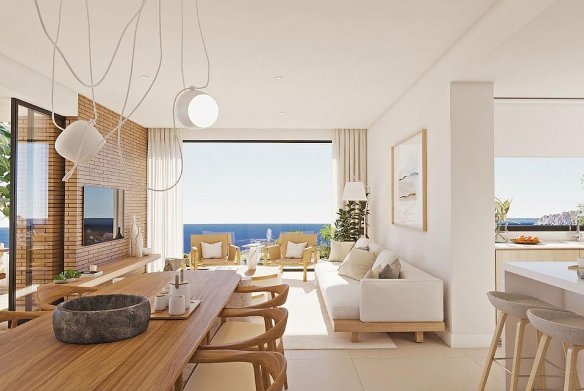 Luxurious three-bedroom villa with infinity pool and sea view in Cumbre del Sol, Benitachell.