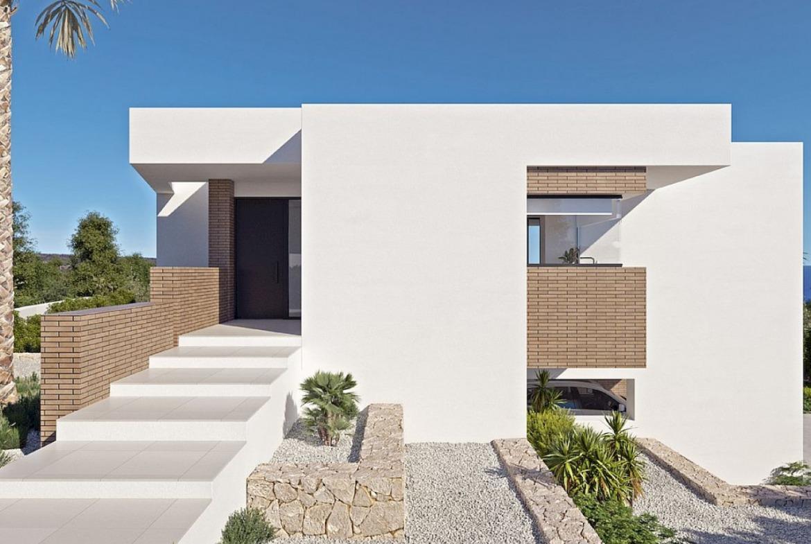 Luxurious three-bedroom villa with infinity pool and sea view in Cumbre del Sol, Benitachell.