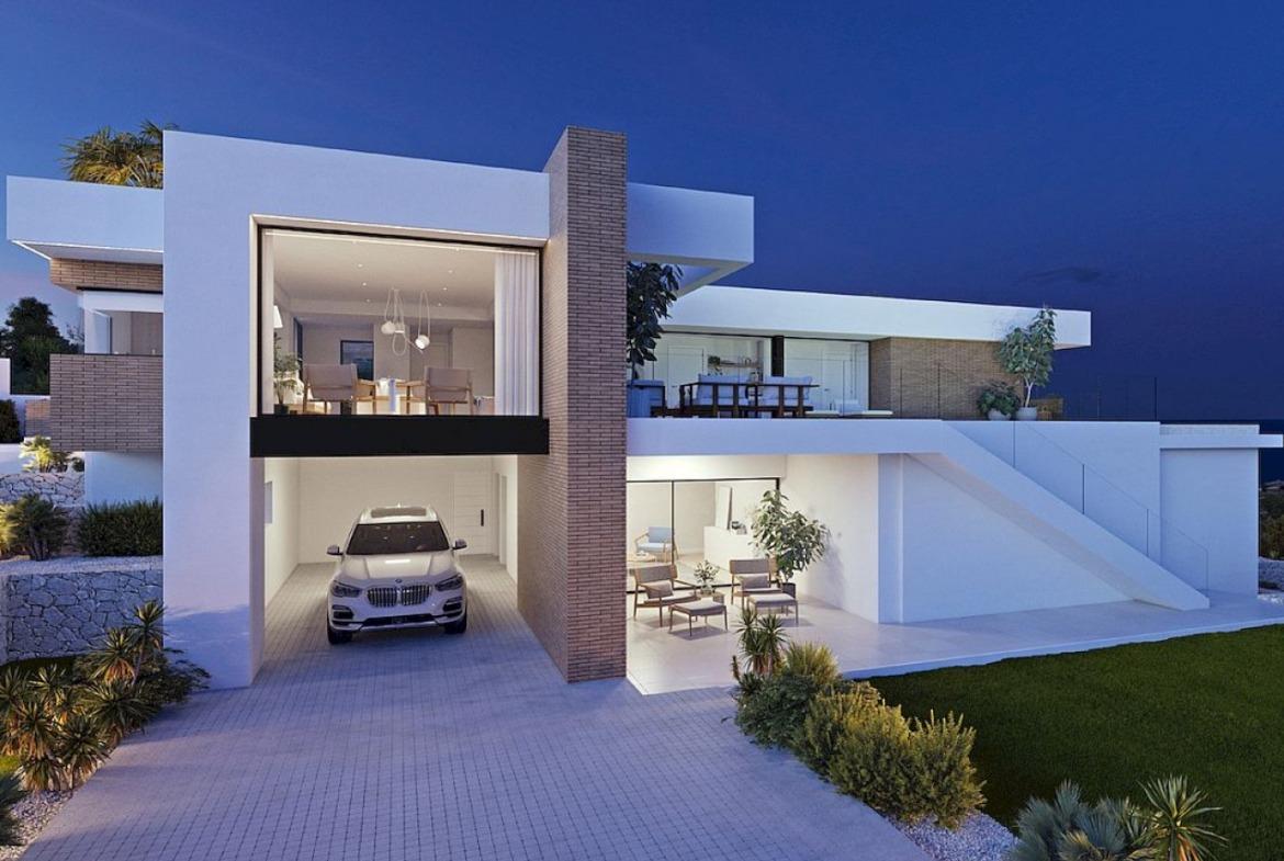 Luxurious three-bedroom villa with infinity pool and sea view in Cumbre del Sol, Benitachell.