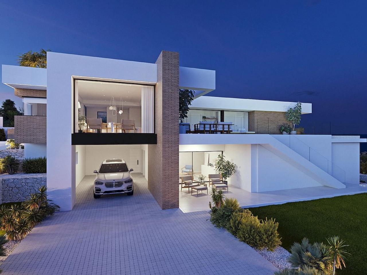 Luxurious three-bedroom villa with infinity pool and sea view in Cumbre del Sol, Benitachell.