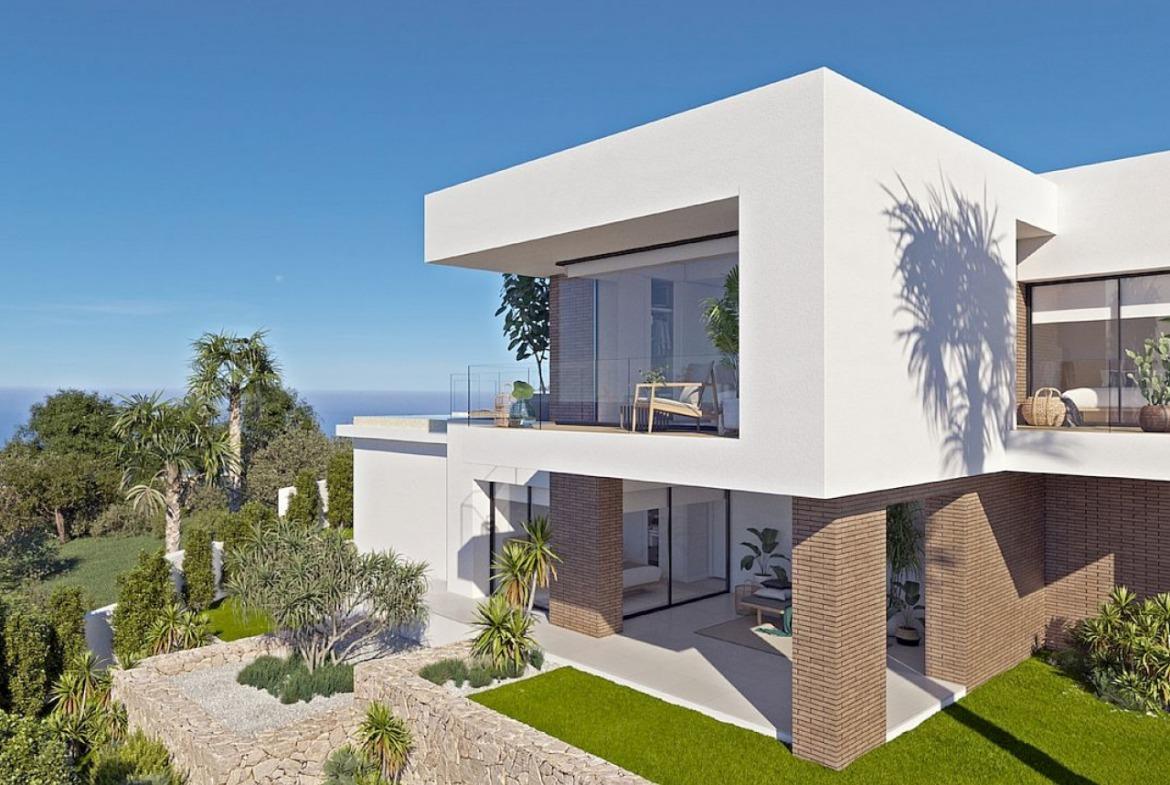Luxurious three-bedroom villa with infinity pool and sea view in Cumbre del Sol, Benitachell.