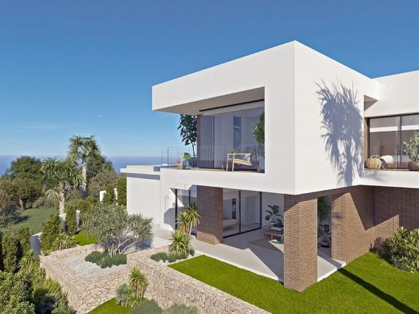 Luxurious three-bedroom villa with infinity pool and sea view in Cumbre del Sol, Benitachell.