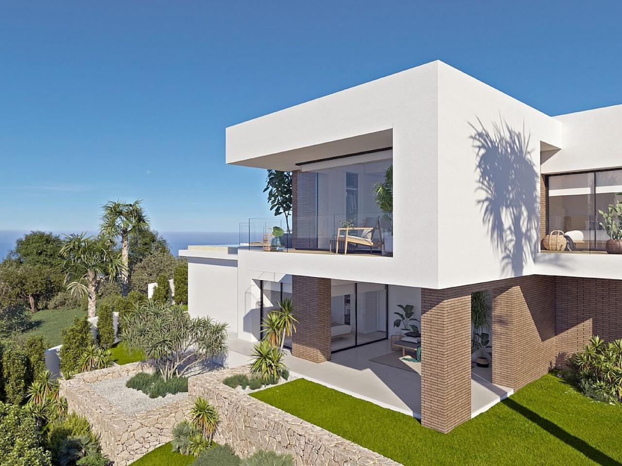 Luxurious three-bedroom villa with infinity pool and sea view in Cumbre del Sol, Benitachell.