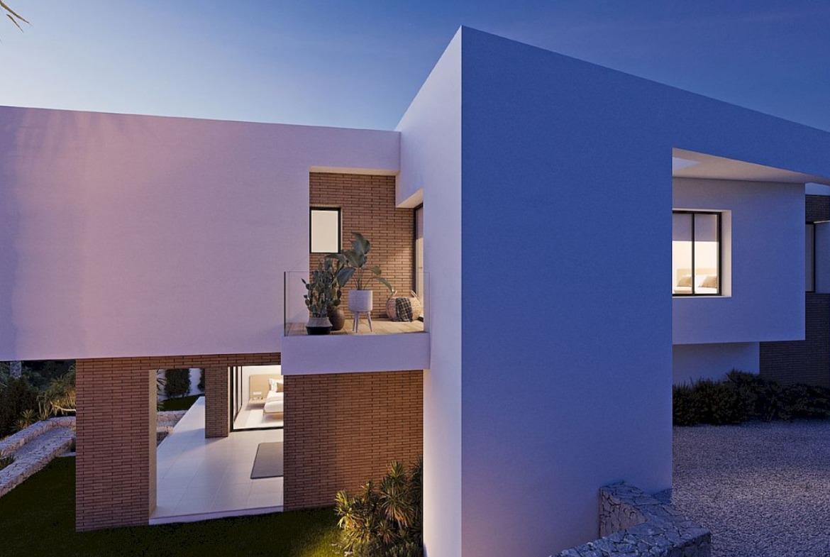 Luxurious three-bedroom villa with infinity pool and sea view in Cumbre del Sol, Benitachell.
