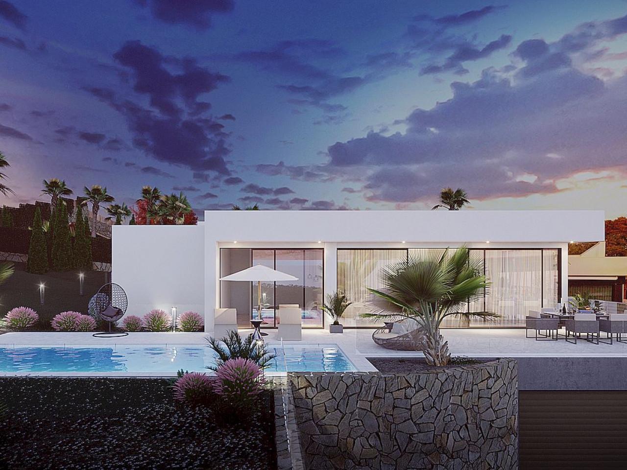 Luxury villa with a swimming pool in Las Colinas, Costa Blanca
