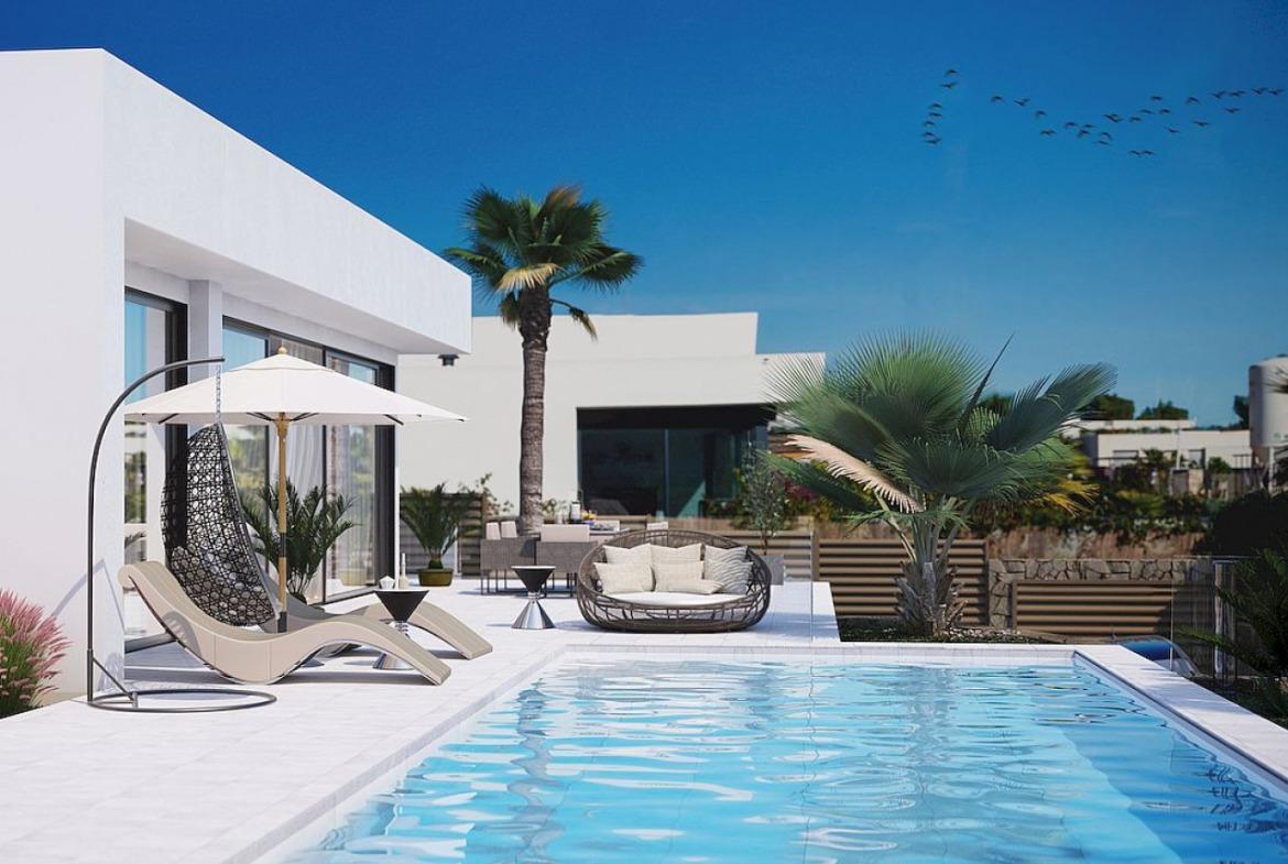 Luxury villa with a swimming pool in Las Colinas, Costa Blanca