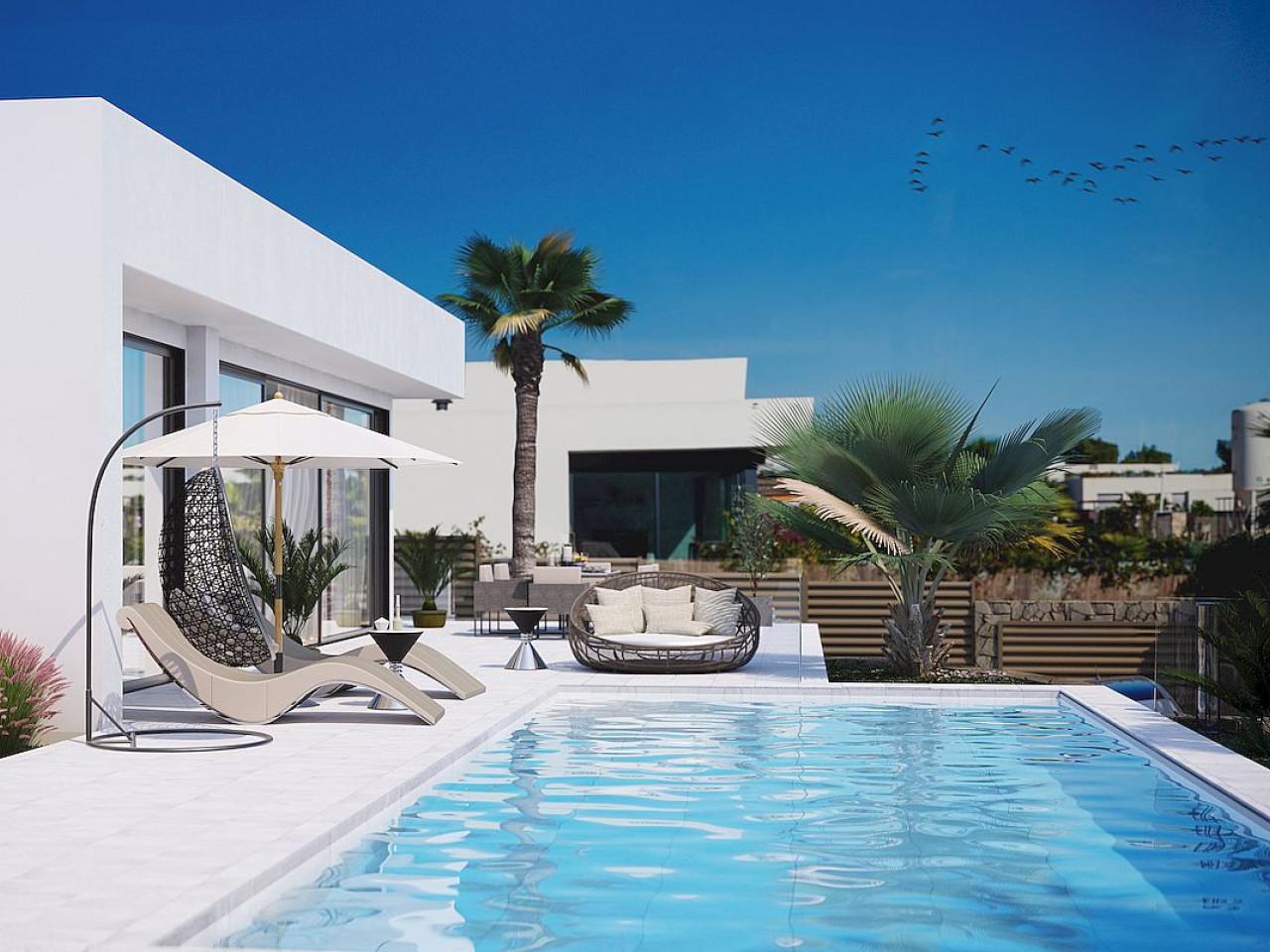 Luxury villa with a swimming pool in Las Colinas, Costa Blanca
