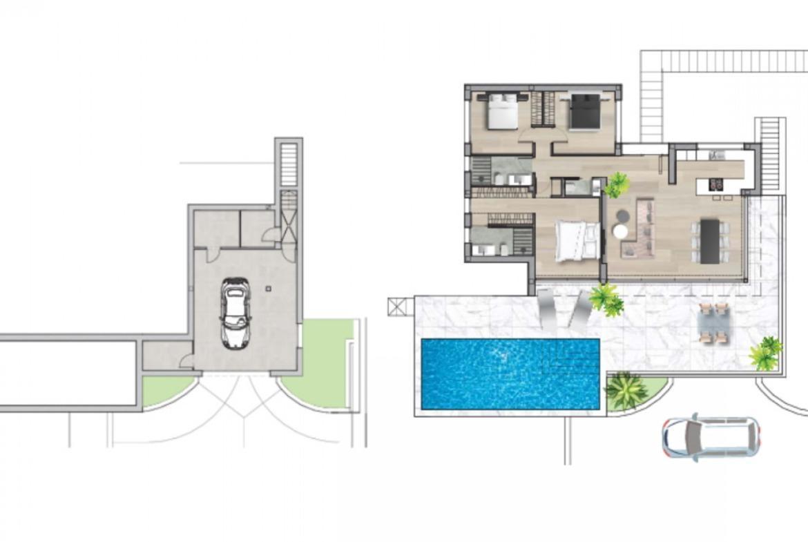 Luxury villa with a swimming pool in Las Colinas, Costa Blanca