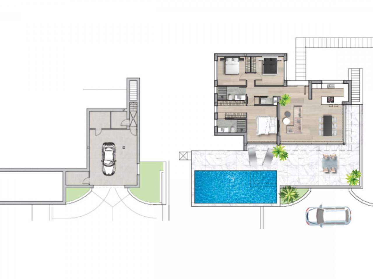 Luxury villa with a swimming pool in Las Colinas, Costa Blanca