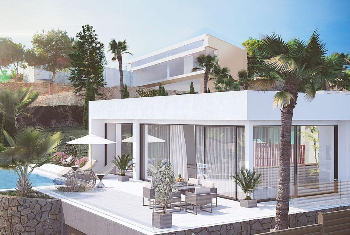 Luxury villa with a swimming pool in Las Colinas, Costa Blanca