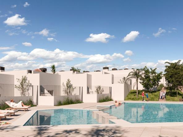 Luxury bungalows with panoramic golf course views at Sunrise Views, Alenda Golf, Monforte del Cid.