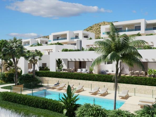 Luxury apartment with panoramic golf course views at Font del Llop.