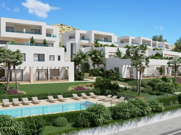 Luxury apartment with panoramic golf course views at Font del Llop.