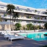 Luxury apartments with sea and mountain views in Finestrat, near golf courses.