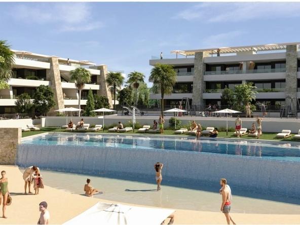 Modern JAYA flats overlooking the FONT DEL LLOP golf course in Monforte del Cid, Alicante.