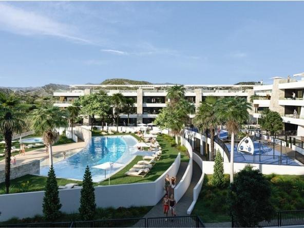 Luxury flats in Monforte del Cid with stunning golf course and mountain views